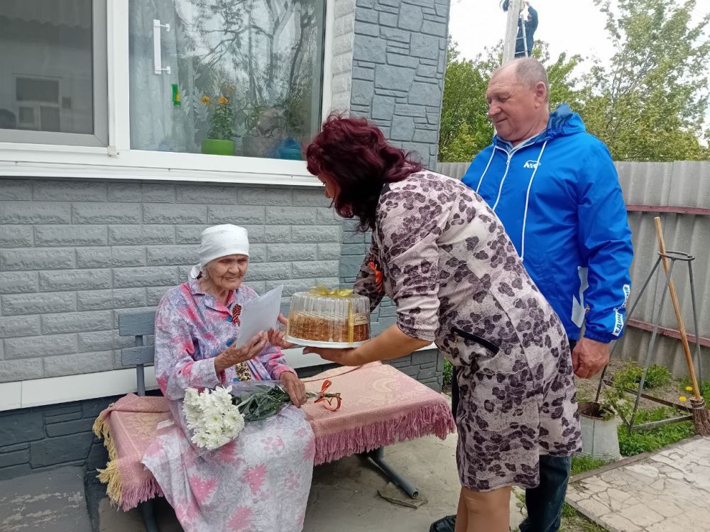 Выездное поздравление участников трудового фронта в годы Великой Отечественной войны