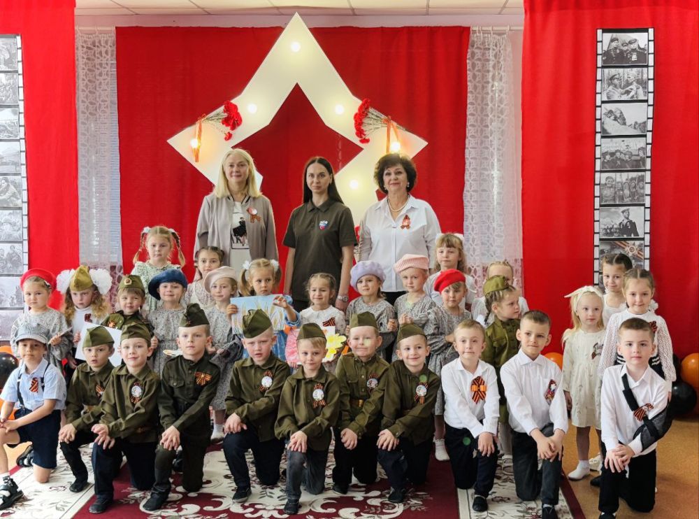 Алёна Лумеровская: В преддверии 80-й годовщины Победы в Великой Отечественной войне посетила утренник в детском саду «Матрёшка»