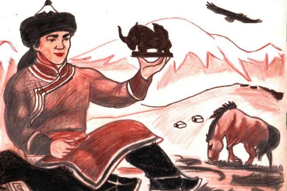 Екатерина Лакида стала победителем конкурса рисунков «Тува глазами школьника» Министерства по делам молодежи Тувы