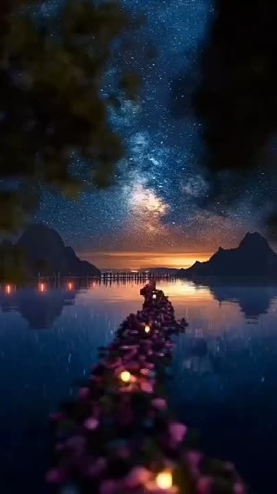 Наступила ночь тихая, темная, Ветерок легкий только шумит, Только пусть она будет спокойная, И от звезд, пускай, небо блестит