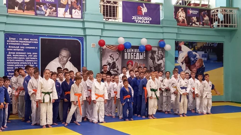 В г. Таганроге состоялся Фестиваль дзюдо «Детской лиги Дона», посвящённый 80-летию Победы в Великой Отечественной войне 1941-1945 годов