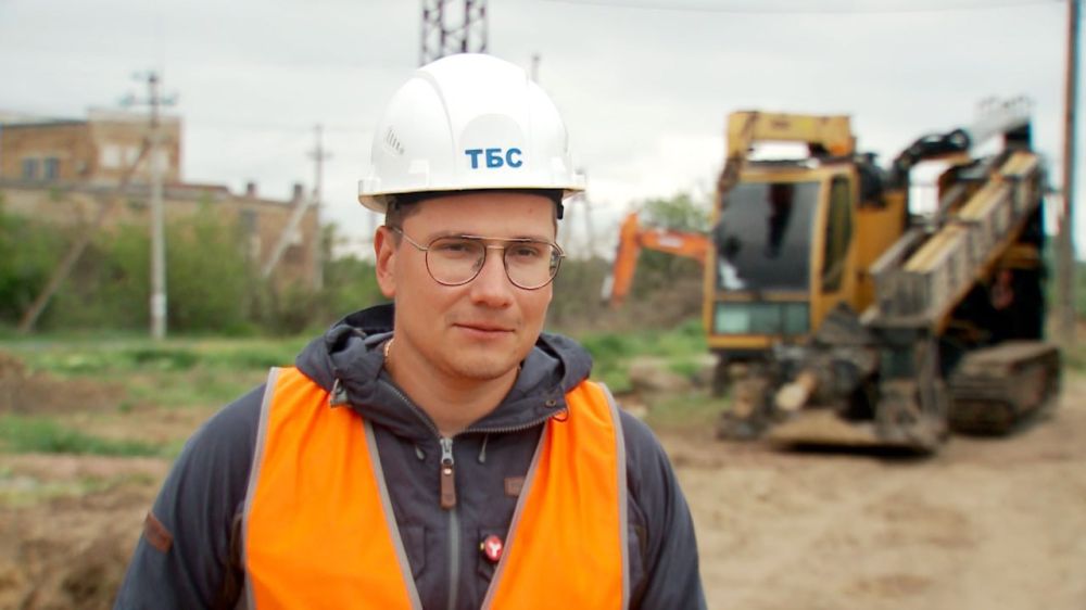 Третий участок водовода, который расположен на ул. Некрасова в районе магазина «Фокстрот», готов более чем наполовину