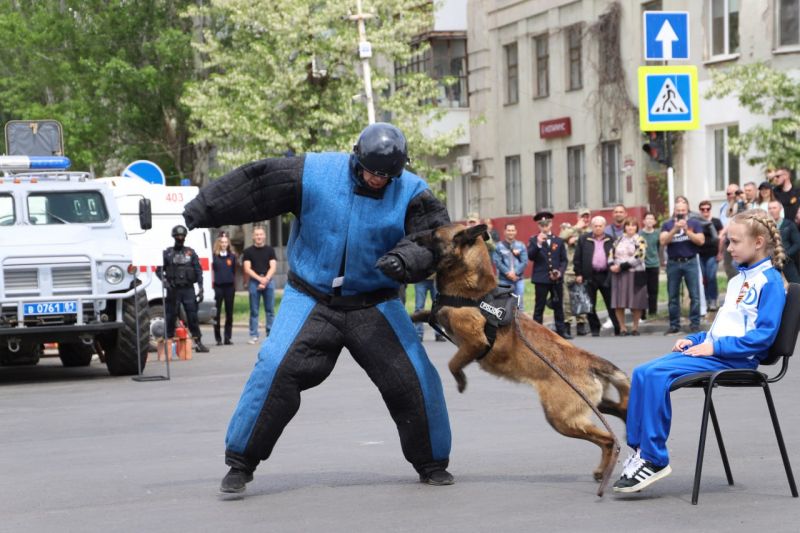 В День 80-летия Победы подразделения регионального МВД провели показательные выступления