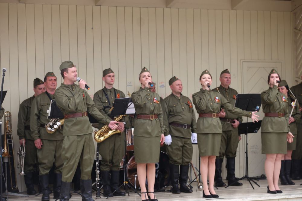 Артисты Культурного центра регионального МВД выступили в рамках торжества ко Дню Победы