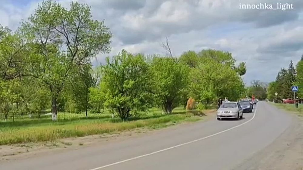 Автопробег в Нижнем Нагольчике — дань памяти Великой Победе