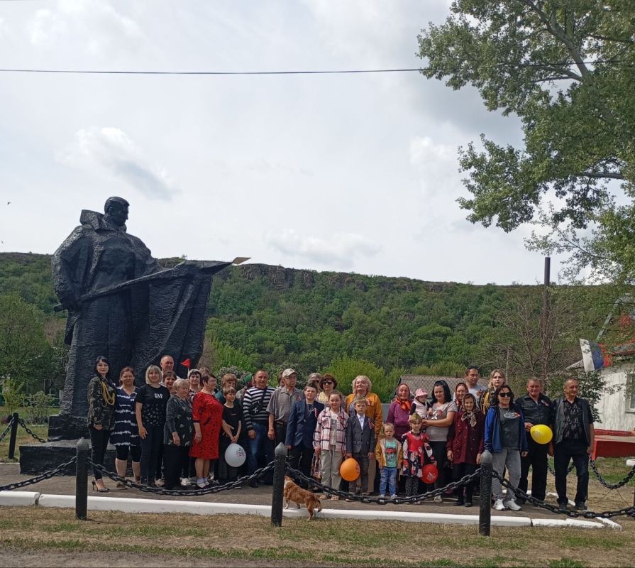 В селах Благовка и Грибоваха состоялись торжественные митинги, посвященные празднованию 80 - летия Победы в Великой Отечественной Войне