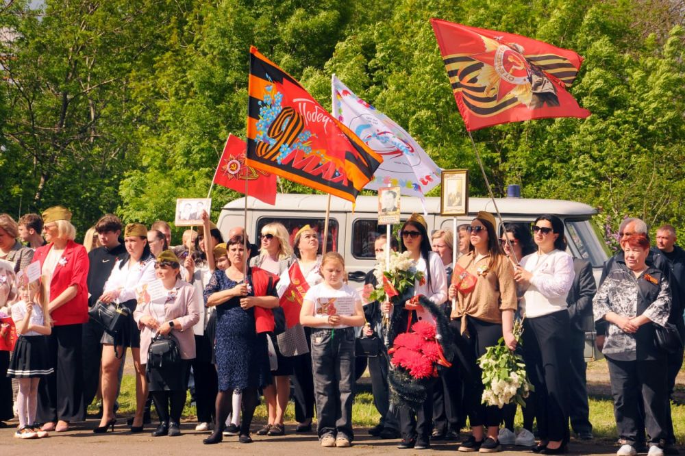 Традиционный митинг на 9 Мая в городе Червонопартизанске ежегодно проходит у стелы «Красная Могила»