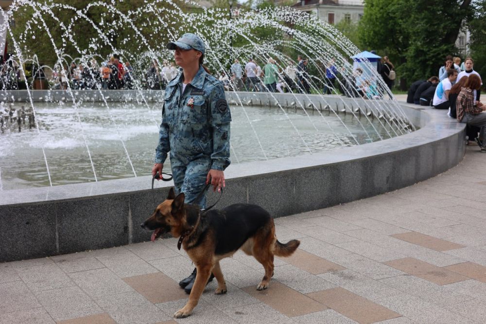 Более 1460 полицейских ЛНР обеспечили правопорядок в ходе празднования 9 Мая