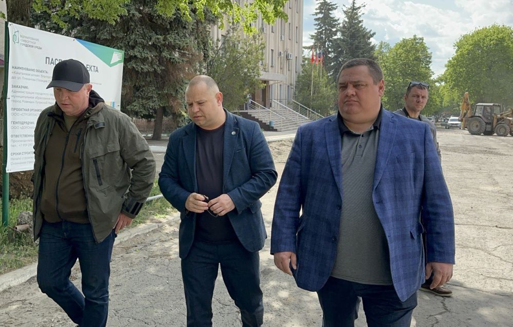 Андрей Рубанцов: Сегодня наш городской округ с рабочим визитом посетил заместитель Министра строительства и жилищно-коммунального хозяйства Луганской Народной Республики Станислав Дупленко