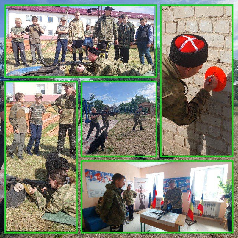 Казачье общество "Станица Кременная" вносит неоценимый вклад в патриотическое воспитание подрастающего поколения