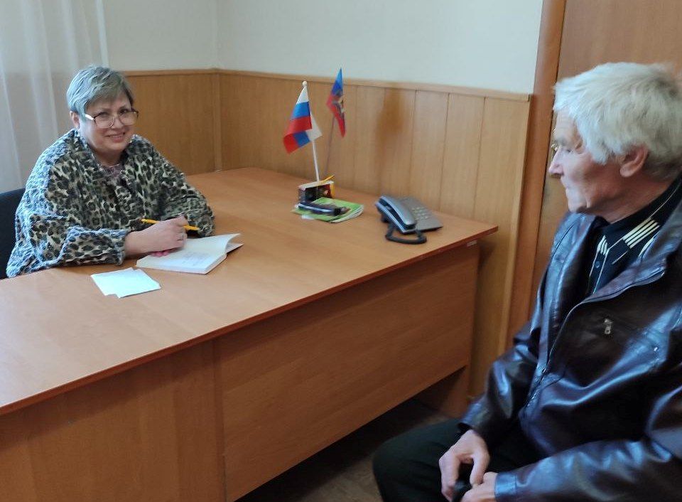 В Ирмино прошёл выездной приём по вопросам социальной поддержки