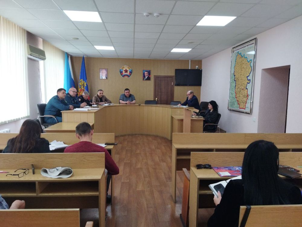 Андрей Рубанцов: Сегодня провёл заседание комиссии по предупреждению и ликвидации чрезвычайных ситуаций и обеспечению пожарной безопасности муниципального образования городской округ город Ровеньки ЛНР