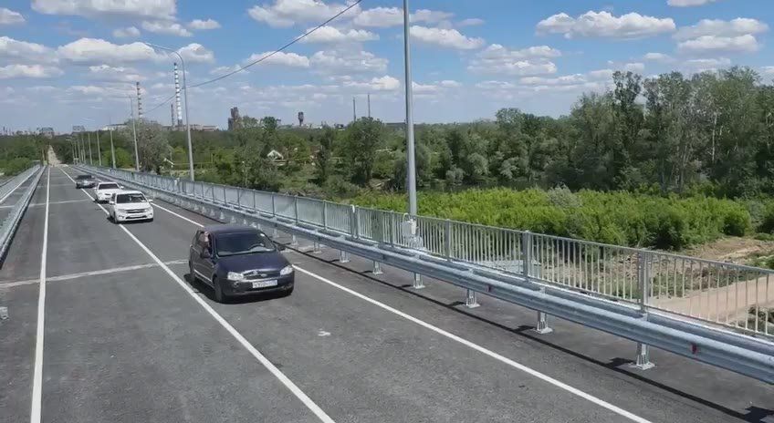 Мост на жд вокзал в Лисичанск