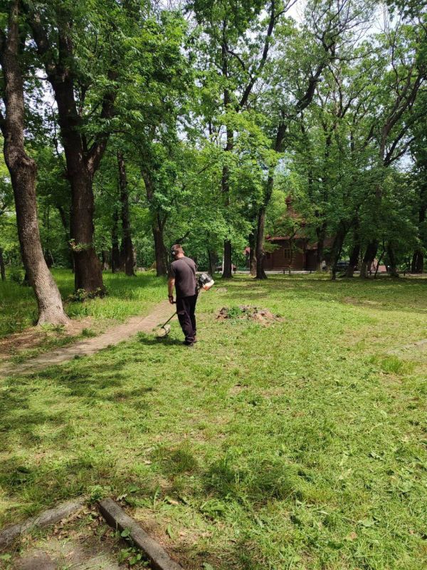 Андрей Рубанцов: Сотрудниками Парка культуры и отдыха выполняются работы по благоустройству территории городского парка, ежедневная уборка территории от мусора, подметание центральных аллей и дорожек, а также работы по...