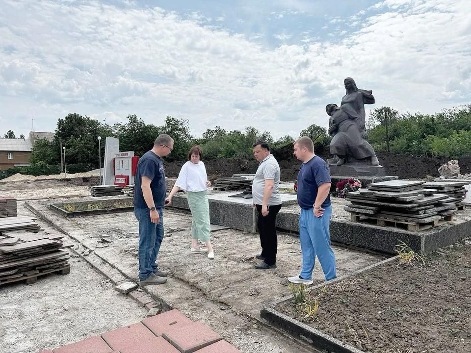 В Первомайске благоустраивают четыре общественных пространства