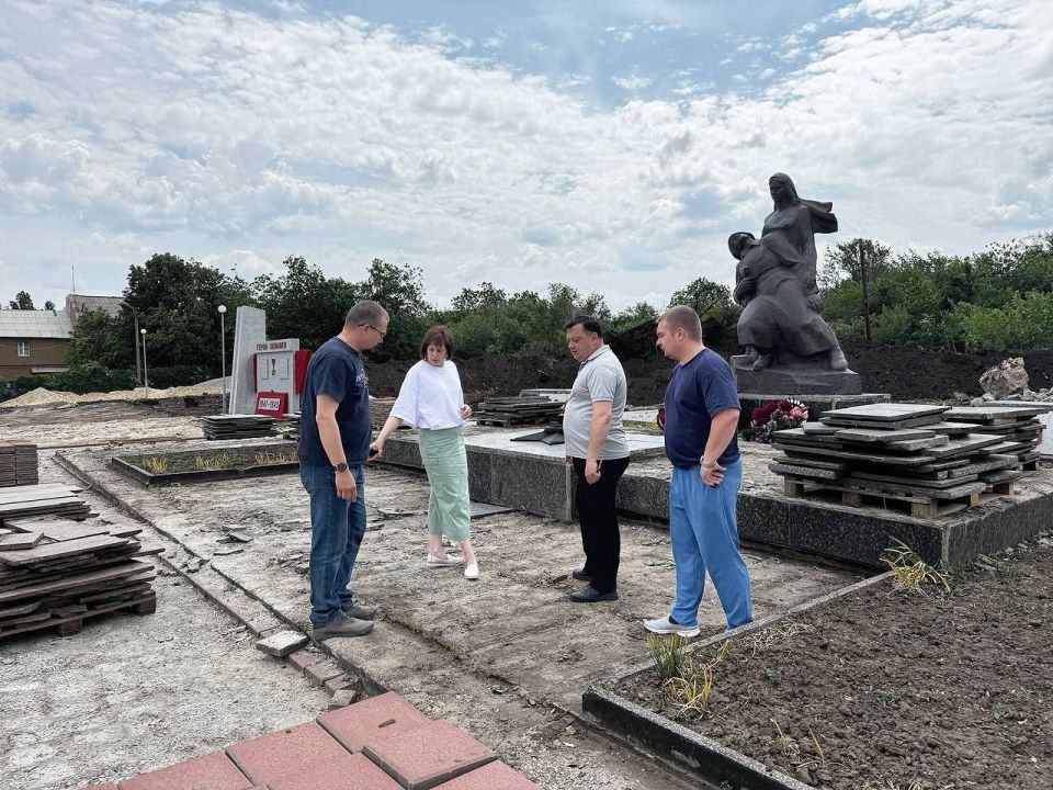 В Первомайске благоустраивают четыре общественных пространства