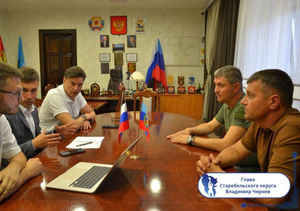 Подборка о ГЛАВном. Глава Старобельского округа - Владимир Чернев