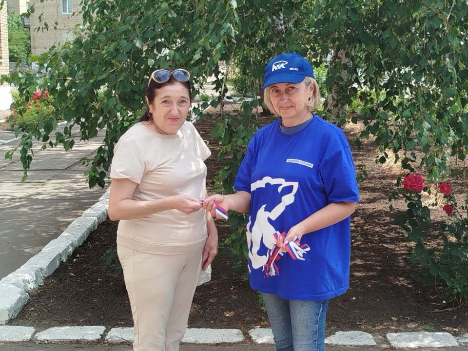 В преддверии Дня России жителей города Петровское поздравили с праздником