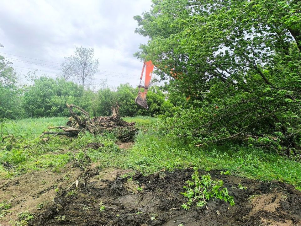 Минприроды ЛНР проведен мониторинг реализации мероприятия по расчистке реки Лугань на территории Первомайского муниципального округа ЛНР