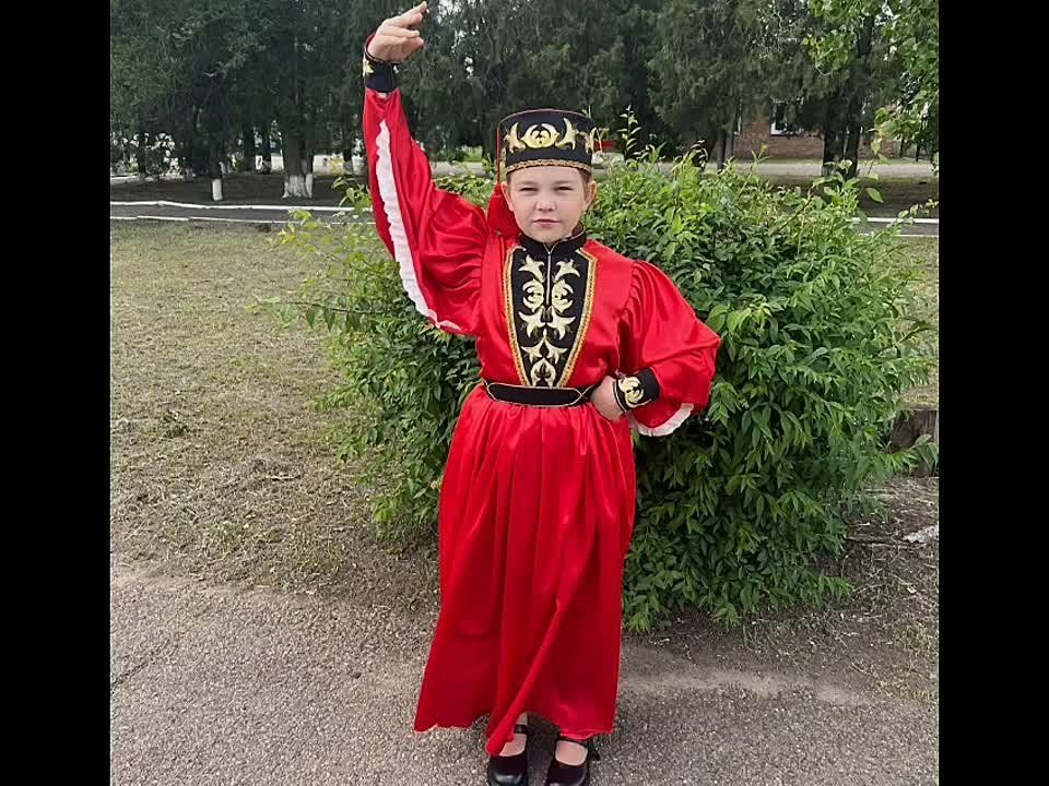 Школьники Нижнего Нагольчика и Калмыкии провели акцию ко Дню России