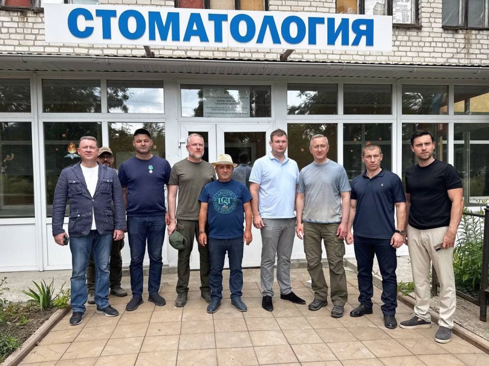 Сергей Колягин: Продолжился визит Владислава Шапши в наш городской округ посещением объектов, восстанавливаемых силами подрядных организаций из Калужской области