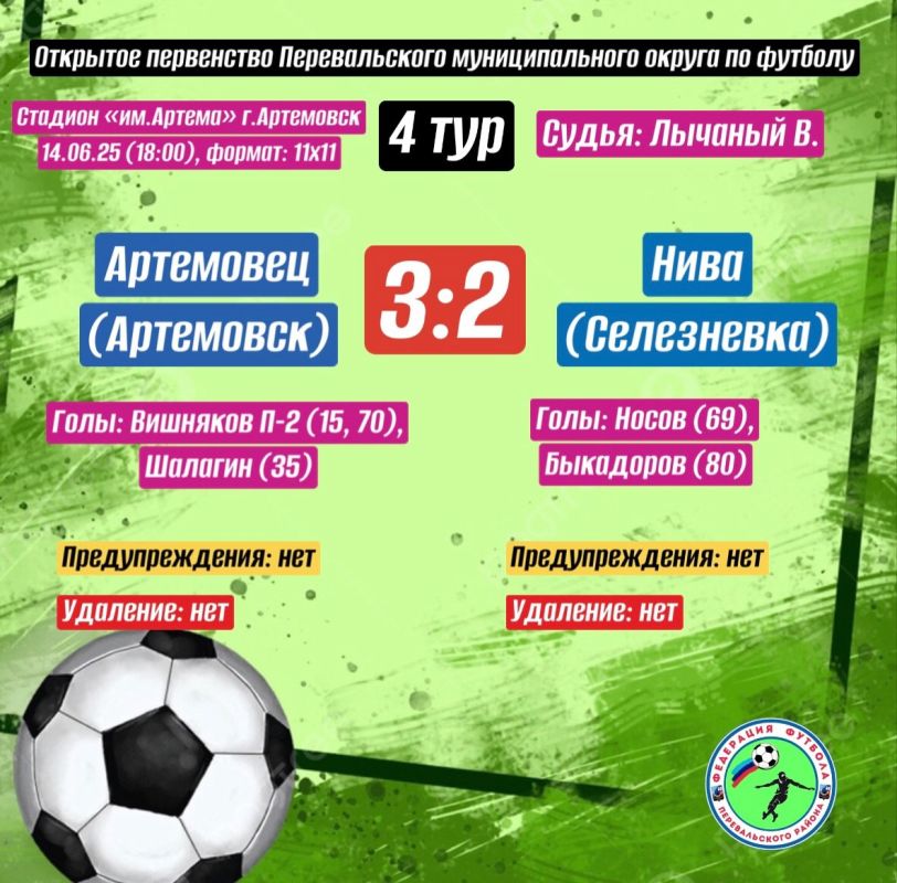 В Перевальском муниципальном округе продолжаются игры Открытого Первенства по футболу