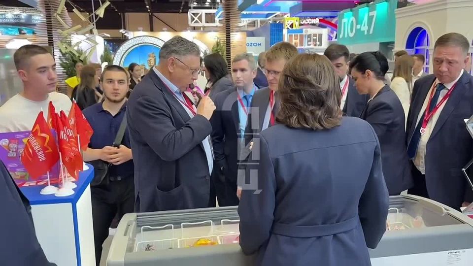 Луганский хладокомбинат привез на Петербургский экономический форум (ПМЭФ) порядка десяти тыс