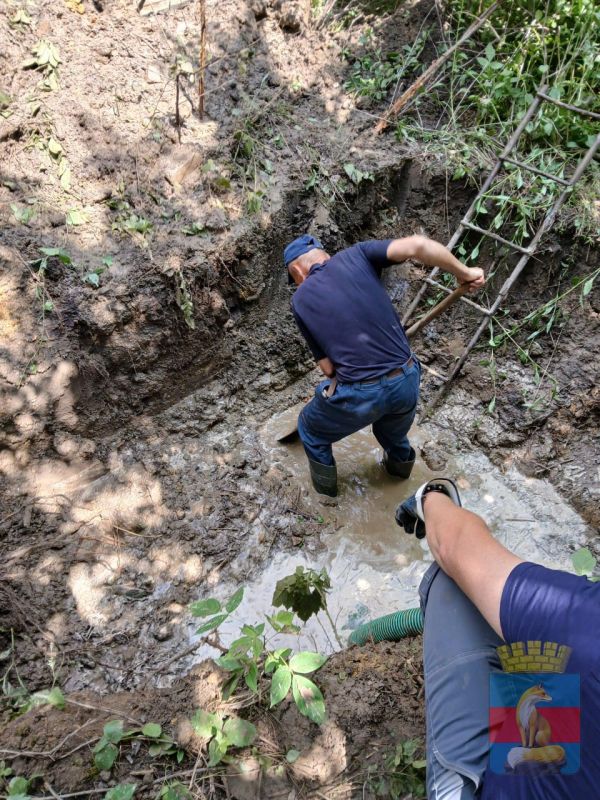 Работы по восстановлению водоснабжения в Лисичанске