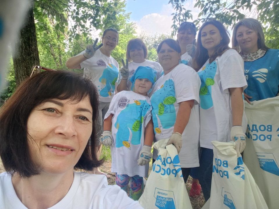 В селе Закотное прошла акция "Вода России"!