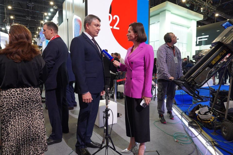 Леонид Пасечник: Работая на #ПМЭФ2025, еще раз убедился – интерес к Луганской Народной Республике очень большой