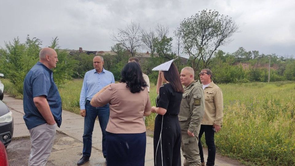 В Лутугинском МО обсудили строительство нового ФАП в пгт.Врубовский