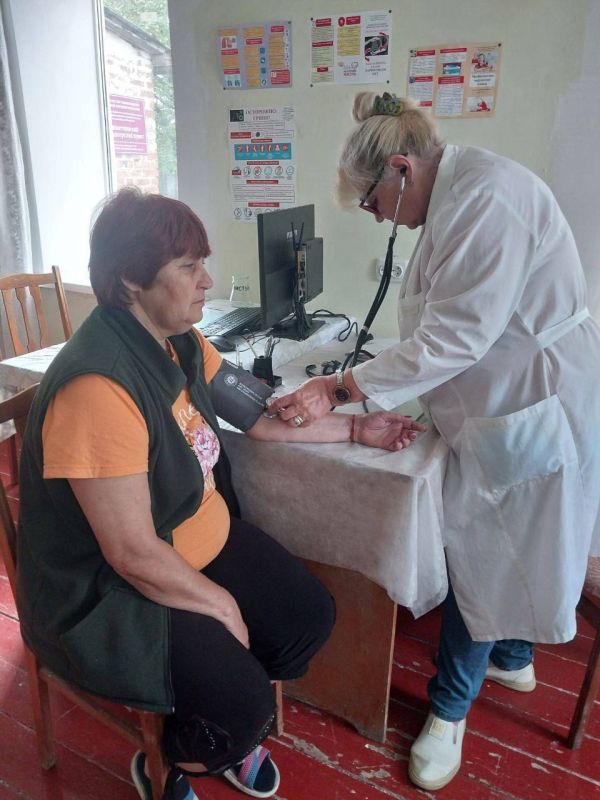 Специалист Металлисткой АОПСМ провели выездной осмотр жителей села Приветное