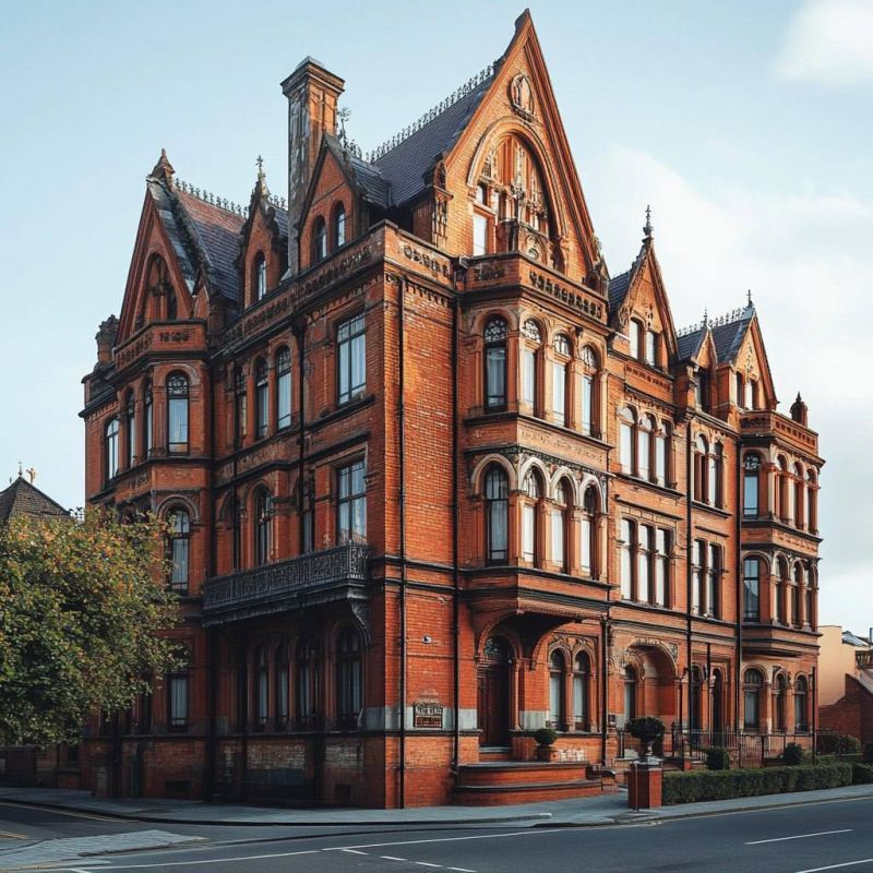 Вот так нейросеть увидела луганскую гостиницу «Октябрь» после обещанной реконструкции