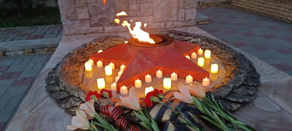 В Перевальске прошла акция «Свеча памяти»