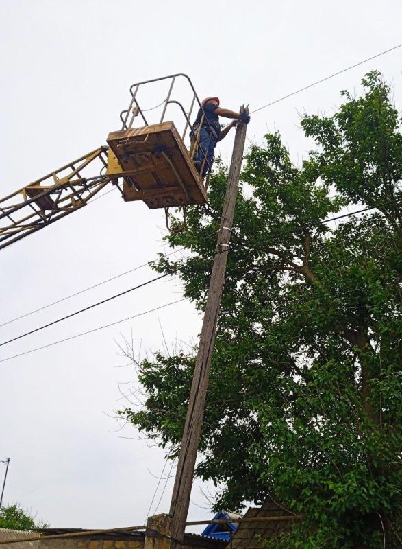 Андрей Рубанцов: Энергетики провели капитальный ремонт ЛЭП, улучшив электроснабжение потребителей села Дьяково