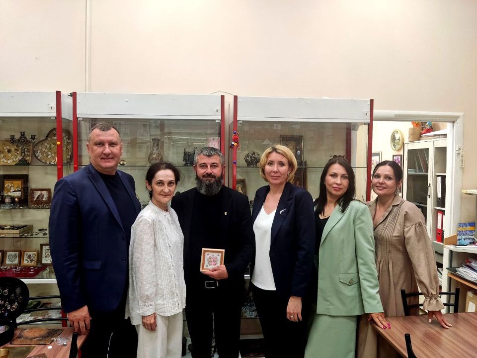 Рабочий визит главы Меловского округа ЛНР Олега Савченко