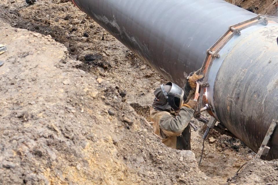 Новый участок магистрального водовода введут в работу в ЛНР на этой неделе