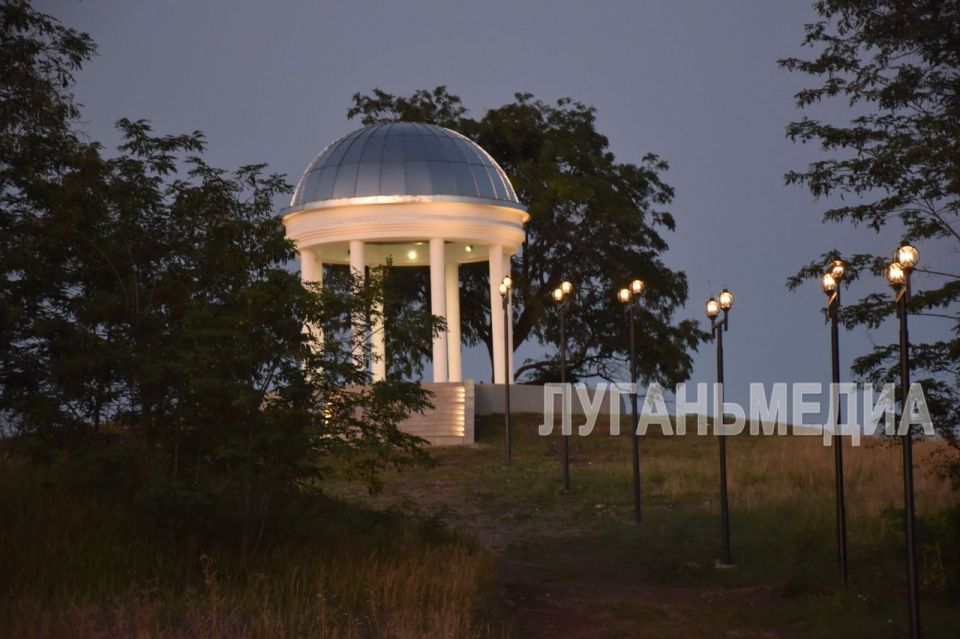 Главная достопримечательность Брянки – ротонда преобразилась