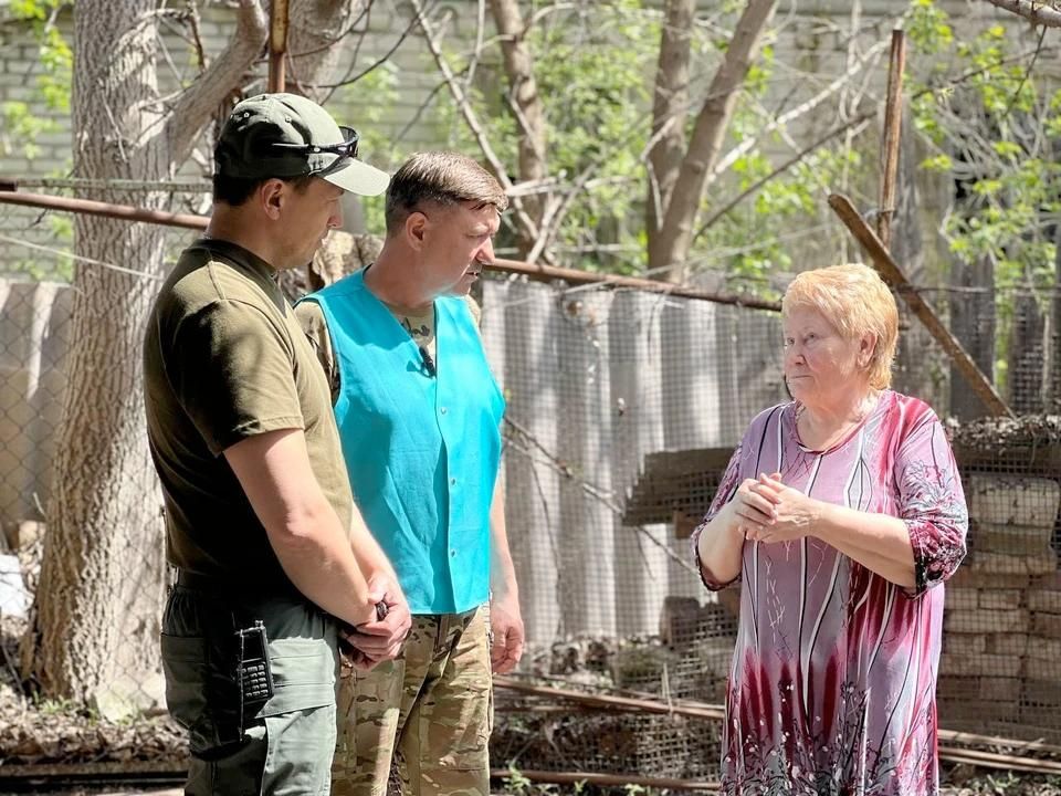 В Лисичанске шеф-регион отремонтировал дом участницы Великой Отечественной войны