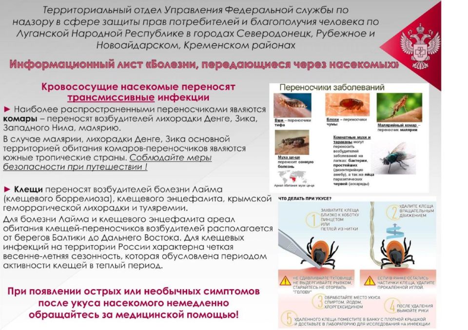 Территориальный отдел Управления Федеральной службы по надзору в сфере защиты прав потребителей и благополучия человека по Луганской Народной Республике в городах Северодонецк, Рубежное и Новоайдарском, Кременском районах...