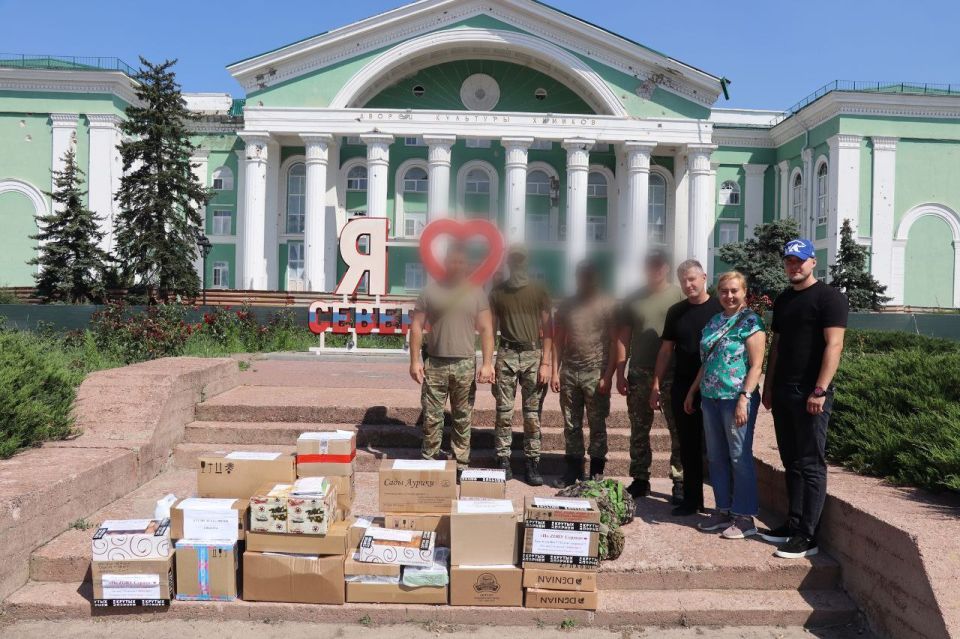 Представители Воронежской городской Думы доставили в Северодонецк новую партию гуманитарной помощи от фракции партии "ЕДИНАЯ РОССИЯ"