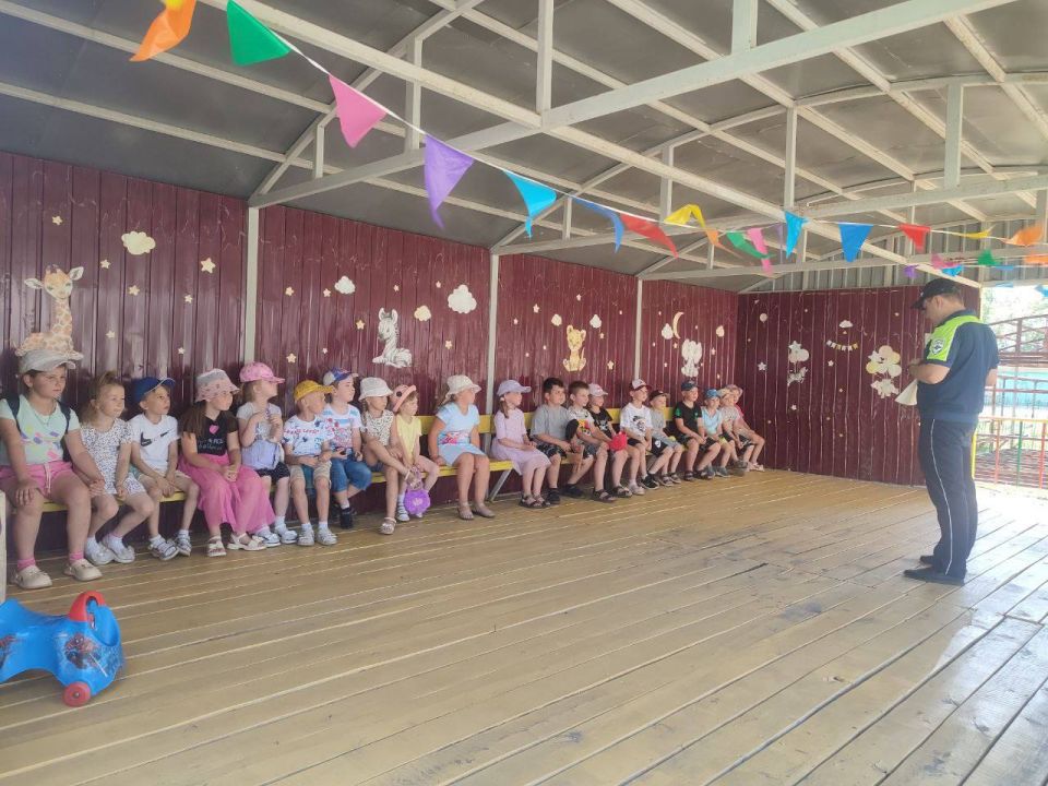 Сотрудники Госавтоинспекции ОМВД России "Перевальский" посетили детские сады