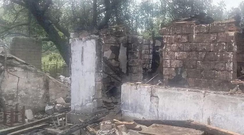 Четыре жилых дома сгорели из-за пожаров в Первомайске