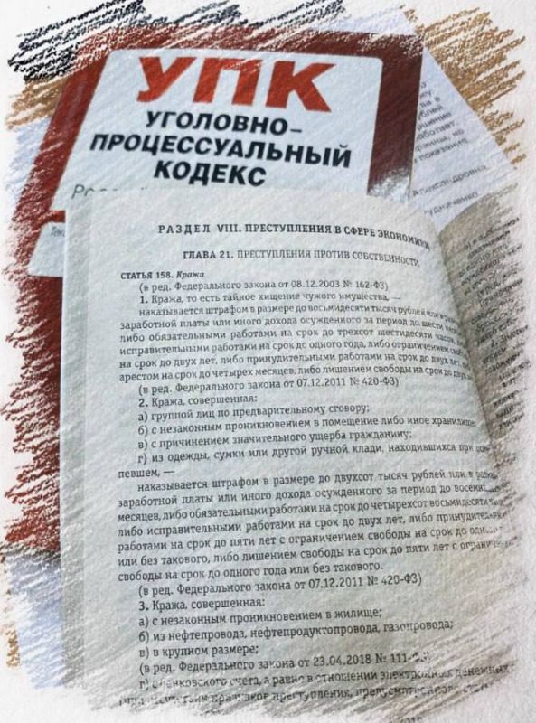 В Лисичанске полицейские задержали двух человек за кражу денежных средств и имущества на сумму около 42 тысяч рублей