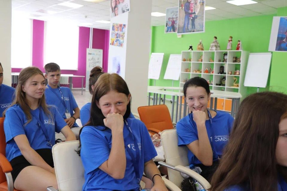 Школьники ЛНР участвуют в «Университетских сменах» в Липецкой области