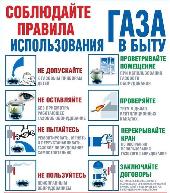 Эксплуатация газа далеко не безопасна и требует строгого соблюдения специальных правил