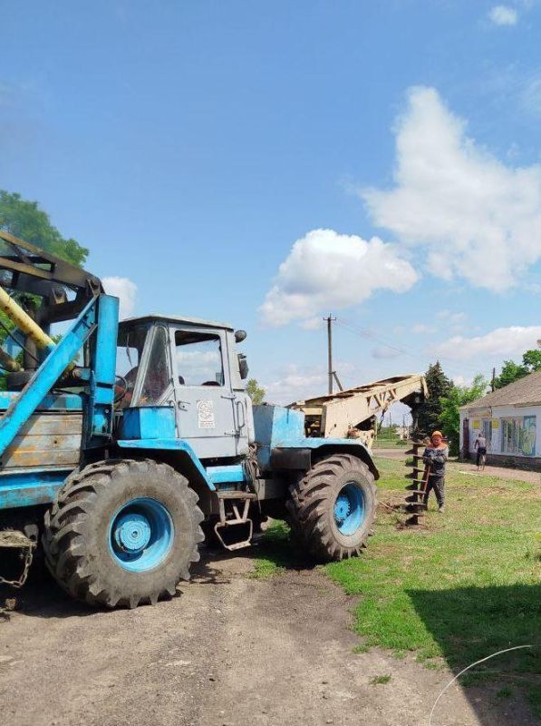 20 новых ЛЭП установили в с. Дмитриевка Счастьенского округа