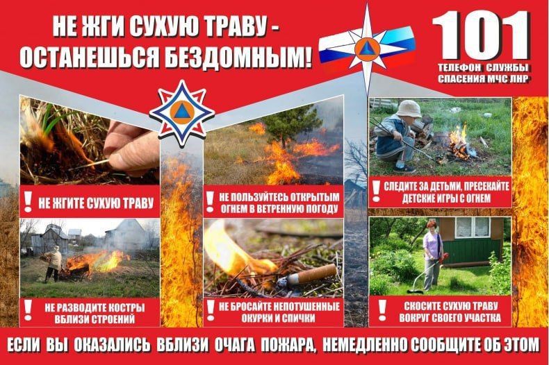 Андрей Рубанцов: Внимание: горение травы и сухостоя!