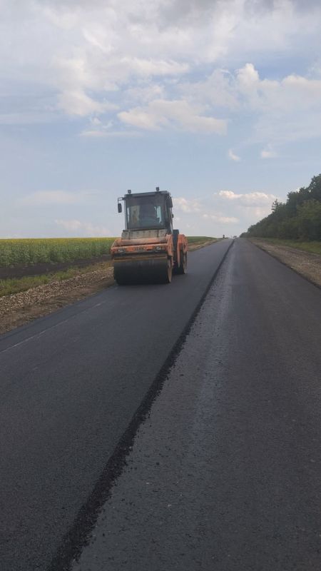 Продолжается ремонт автодороги Старобельск – Марковка