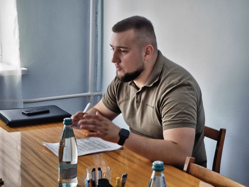 Министр молодежной политики ЛНР Михаил Голубович побывал с рабочим визитом в Брянке